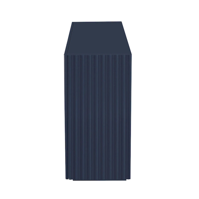 4 Wavy Doors Ample Storage Space Sideboard