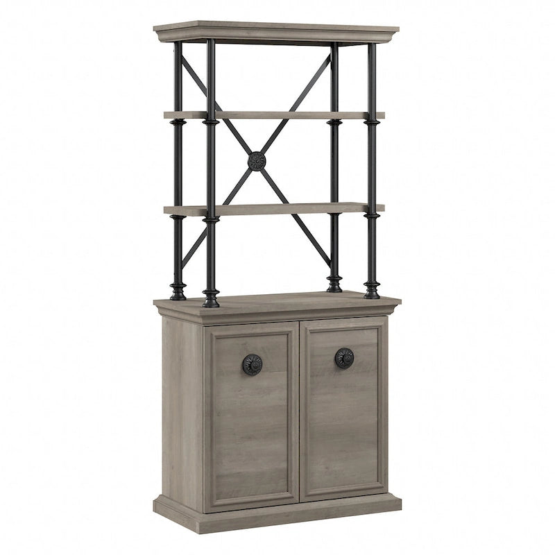 Coliseum Designer Bookcase with Doors by Bush Furniture