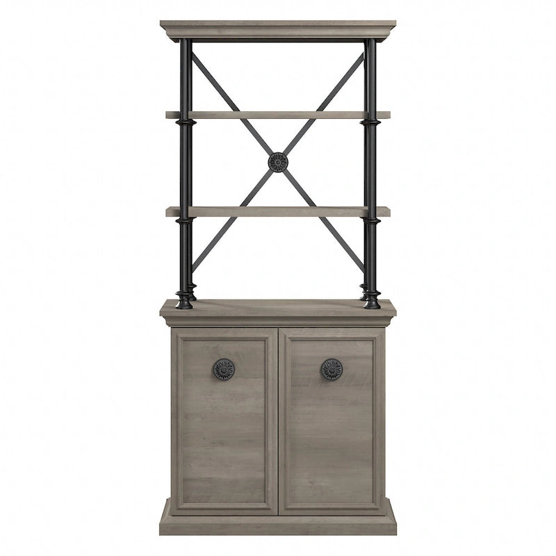 Coliseum Designer Bookcase with Doors by Bush Furniture