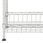 SAFAVIEH Storage Miljana 4-Tier Chrome Wire Mini Rack - 17.7 x 9.8 x 31.5 - 18Wx10Dx31H