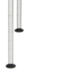 SAFAVIEH Storage Jeryl 2-Tier Chrome Wire Microwave Rack - 19.7 x 11.8 x 23.6 - 20Wx12Dx24H