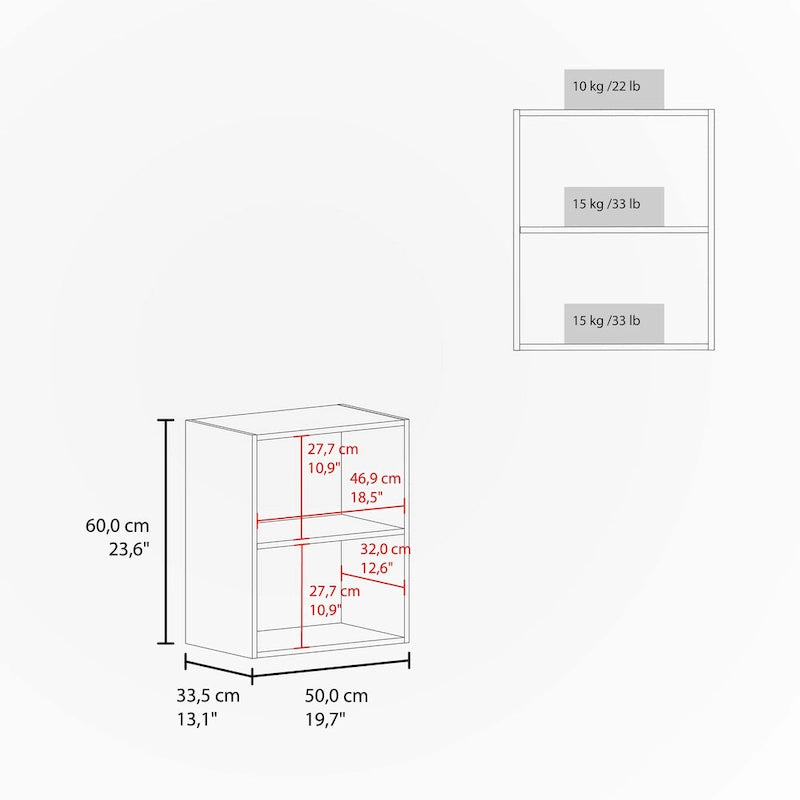 Black Hi Wall Cabinet with 1 Door
