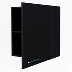Black Hi Wall Cabinet with 1 Door