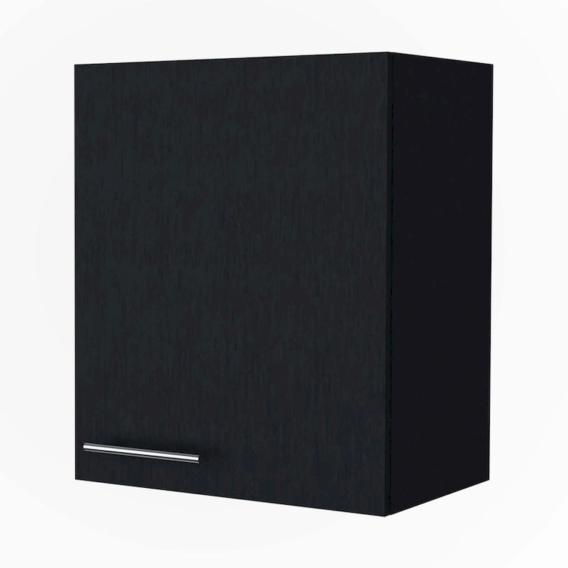 Black Hi Wall Cabinet with 1 Door