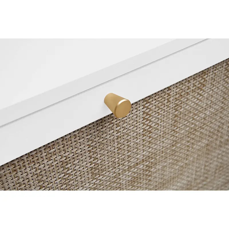 Rattan 3 Door Shoe Rack