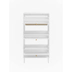 Rattan 3 Door Shoe Rack