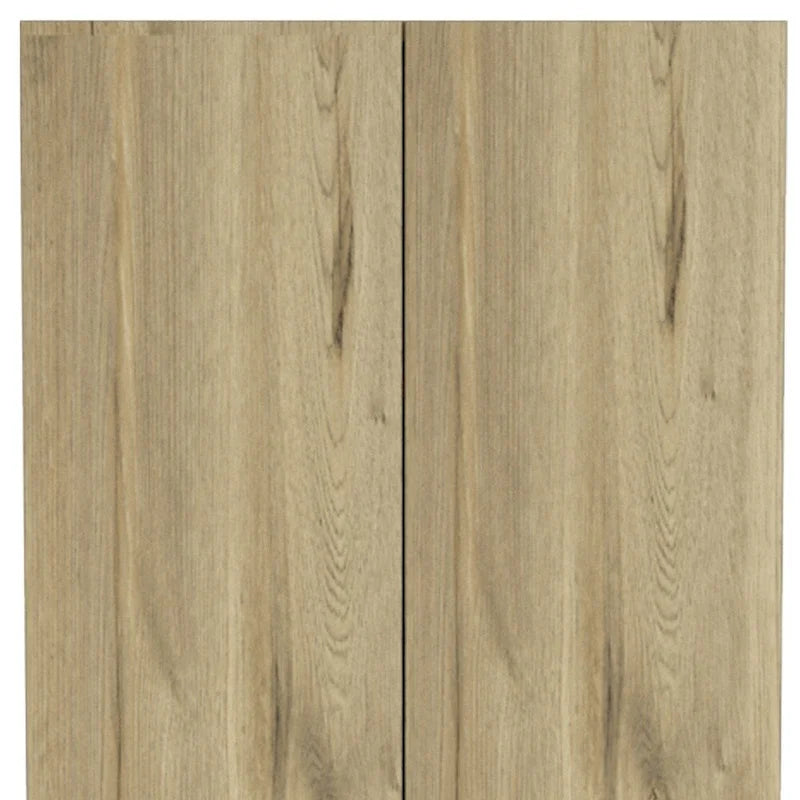 HomeRoots 71 Oak Wood Pantry Or Storage Closet - 23.6' X '70.8' X '11.8