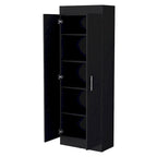 White 5-Shelf Storage Pantry Cabinet