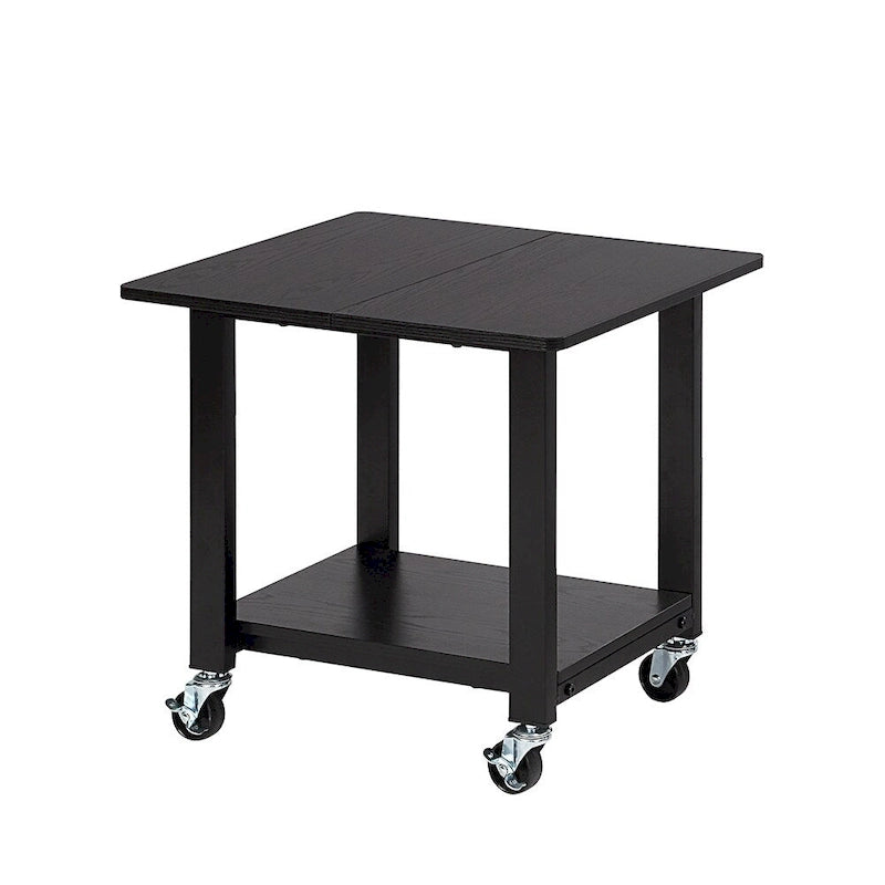 Industrial Mobile Printer Cart Holder with Lockable Wheels