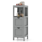 Costway Bathroom Floor Cabinet Freestanding Side Storage Organizer - See Details