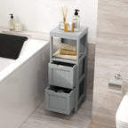 Costway Bathroom Floor Cabinet Freestanding Side Storage Organizer - See Details