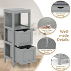 Costway Bathroom Floor Cabinet Freestanding Side Storage Organizer - See Details