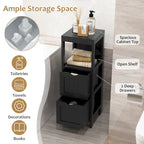Costway Bathroom Floor Cabinet Freestanding Side Storage Organizer - See Details