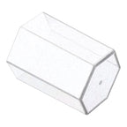 Acrylic Pencil Holder, Makeup Brush Holder Hexagon Desktop Organizer