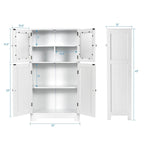 Costway Bathroom Floor Storage Cabinet Kitchen Cupboard - See Details
