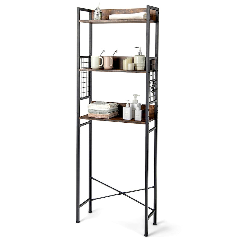 Costway 3-Tier Over-The-Toilet Storage Rack Bathroom Organizer Space - See Details