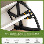 Natural Rattan Shoe Cabinet, 2 Flip Door Shoes Storage Cabinet