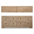 Capri Chest of Drawers Weathered Natural Pine 88x18x35H