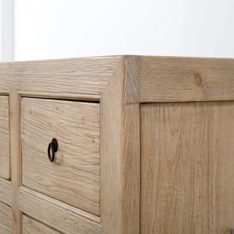 Capri Chest of Drawers Weathered Natural Pine 88x18x35H