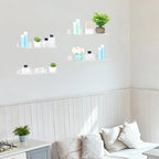 Acrylic Floating Shelves for Wall, Clear Acrylic Shelves for Kitchen Storage and Organization Clear