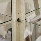 Illuminated Corner Cabinet  Elegant Display for Collectibles, Wine & Glassware  Built-In Lighting