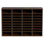 Office Mailbox Literature Organizers with 36 Compartments and Adjustable Shelves