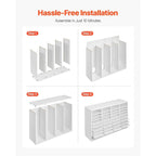 Office Mailbox Literature Organizers with 36 Compartments and Adjustable Shelves