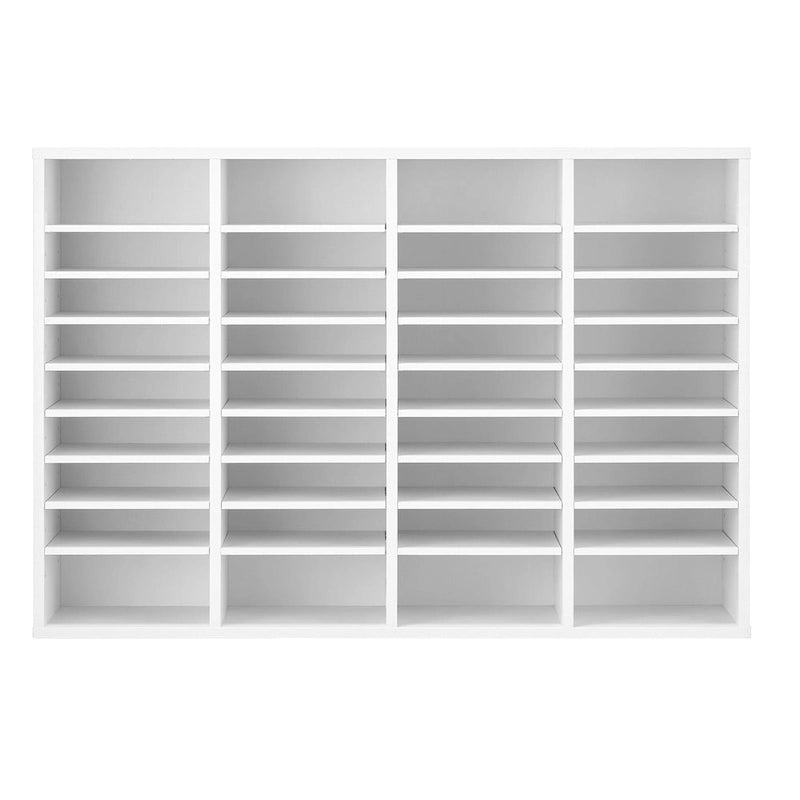 Office Mailbox Literature Organizers with 36 Compartments and Adjustable Shelves