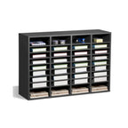Office Mailbox Literature Organizers with 36 Compartments and Adjustable Shelves