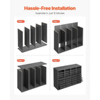 Office Mailbox Literature Organizers with 36 Compartments and Adjustable Shelves