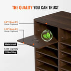 Office Mailbox Literature Organizers with 36 Compartments and Adjustable Shelves