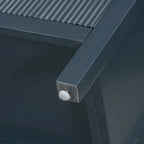 Minimalist Wave-Pattern Sideboard with Diverse Materials