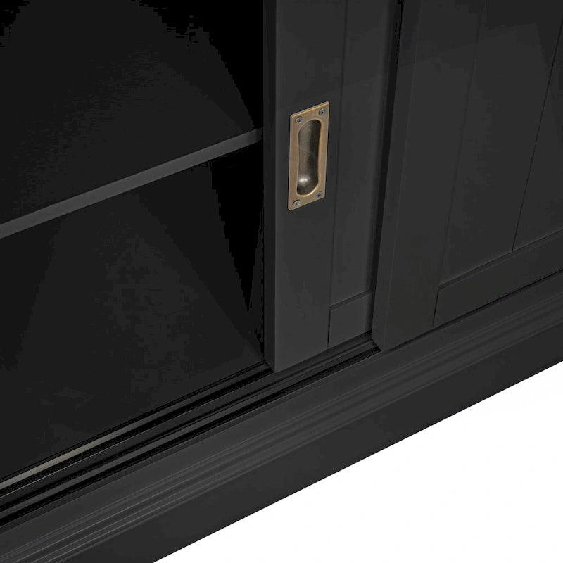 Modern Tall Bookshelf with LED Lighting and Versatile Storage Options