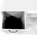 Versatile Freestanding Laundry Cabinet with Adjustable Shelves and Tilt-Out Hamper