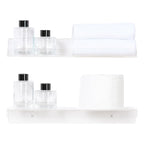 Acrylic Floating Shelves for Wall, Clear Acrylic Shelves for Bathroom Bedroom Living Room and Kitchen Room Wall Display Shelf