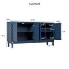 Elegant Sideboard with Arched Groove Design for Living Room