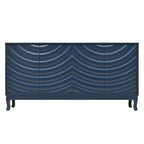 Elegant Sideboard with Arched Groove Design for Living Room