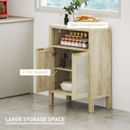 HOMCOM Sideboard Buffet Cabinet with Storage, Modern Accent Cabinet with 2 Doors and Adjustable Shelf, Freestanding Buffet Table