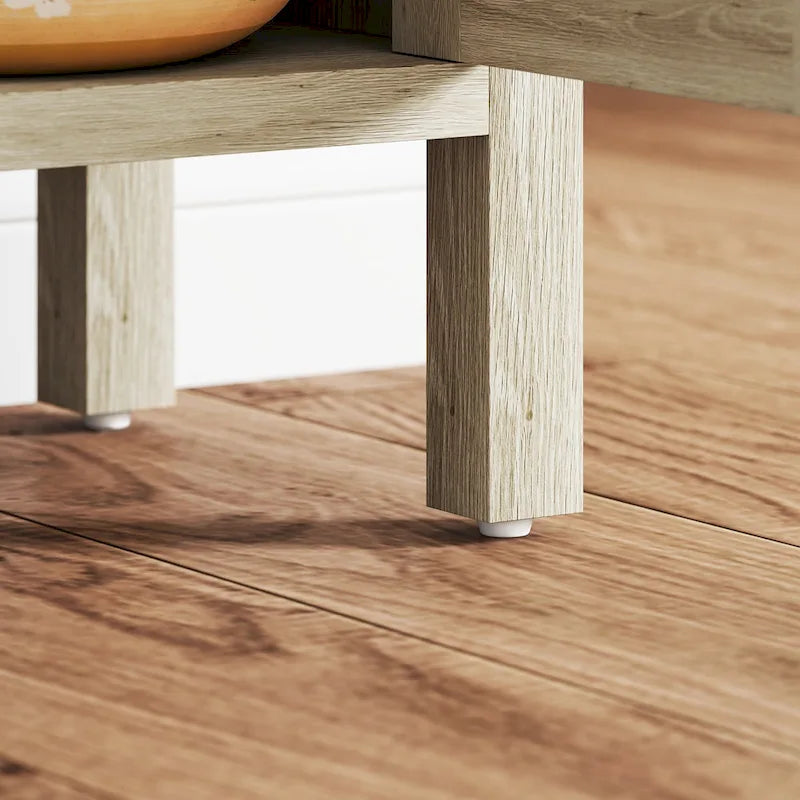 HOMCOM Sideboard Buffet Cabinet with Storage, Modern Accent Cabinet with 2 Doors and Adjustable Shelf, Freestanding Buffet Table