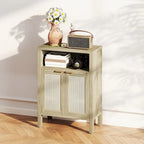 HOMCOM Sideboard Buffet Cabinet with Storage, Modern Accent Cabinet with 2 Doors and Adjustable Shelf, Freestanding Buffet Table