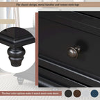 Modern Storage Wooden Cabinet with Three Drawers for Bedroom and Living Room