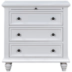 Modern Storage Wooden Cabinet with Three Drawers for Bedroom and Living Room