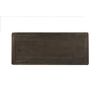 Rustic Storage Cabinet with Two Drawers and Four Classic Rattan Basket for Dining Room, Living Room