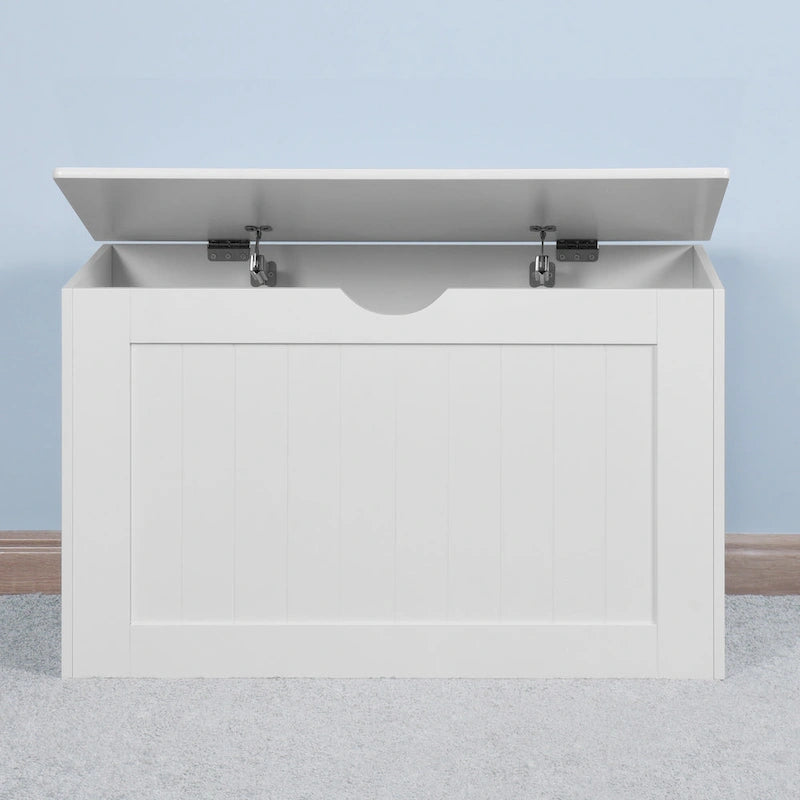 Lift Top Entryway Storage Cabinet with Safety Hinges