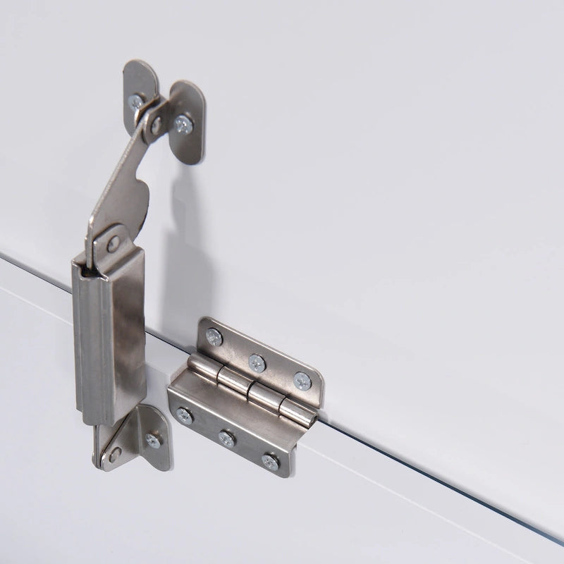 Lift Top Entryway Storage Cabinet with Safety Hinges