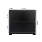 2 -Drawer Lateral Filing Cabinet,Storage Filing Cabinet for Home Office