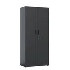 High Storage Cabinet with 2 Doors and 4 Partitions