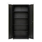 High Storage Cabinet with 2 Doors and 4 Partitions