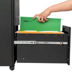 2 Drawer Rolling Locking Office File Cabinet with Lock, Anti-tilt Wheels