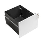 2 Drawer Rolling Locking Office File Cabinet with Lock, Anti-tilt Wheels